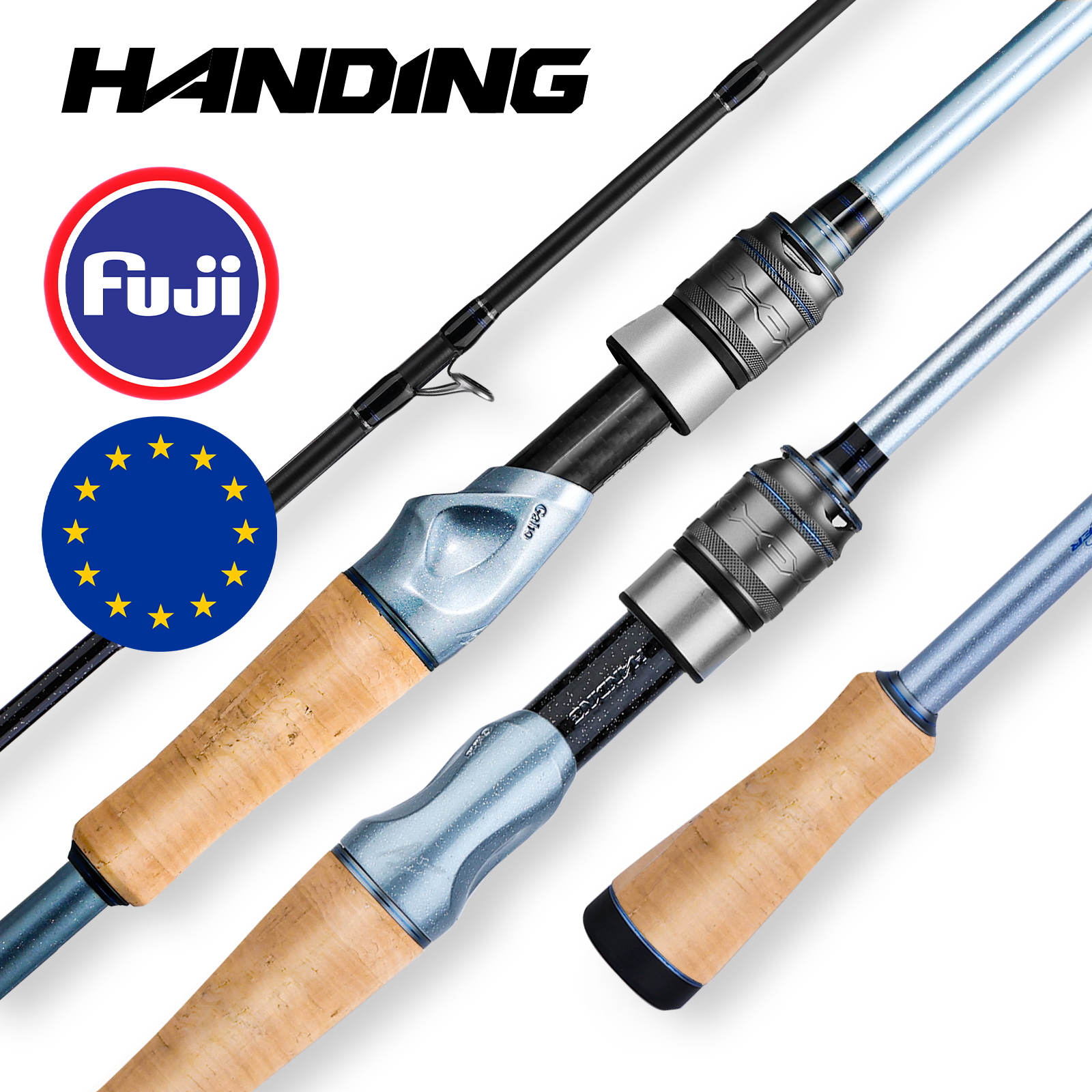 HANDING Miracle BFS Vara De Pesca 90g Vara De Pesca Leve 40T Carbon Blanks Hastes De Fundição FUJI®A Guias Alta haste sensível