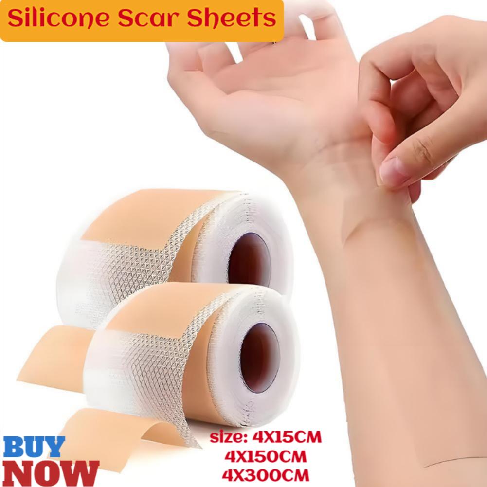 Rollo de cinta de silicona para cicatrices, tiras reutilizables indoloras, adecuadas para todo tipo de cirugía de Keloid, sección C, nuevo