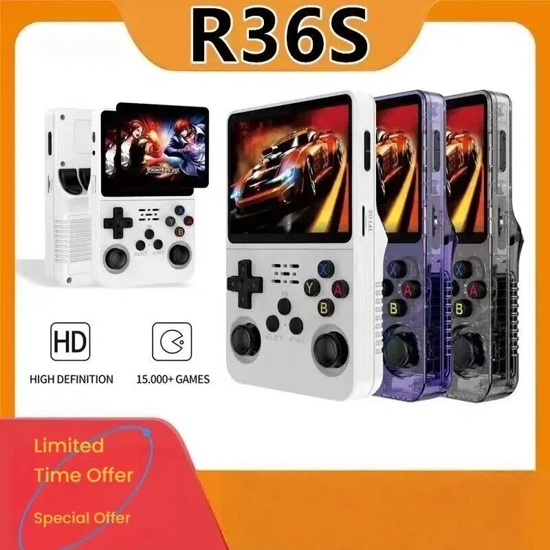 Open source handheld arcade game retro game console 3.5-inch high-definition display LINUX system emulation simulator