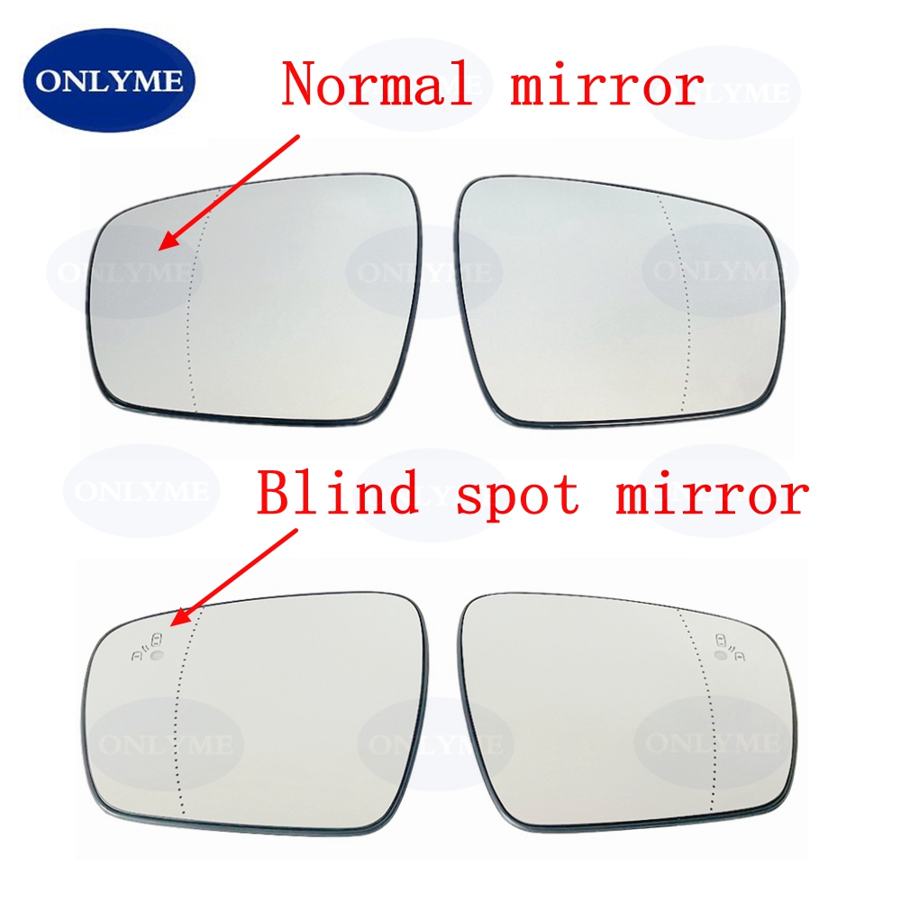 Car Heated Wide Angle Blind Spot Mirror Glass For Renault Espace 2014-2022 / Kadjar 2015-2022 / Koleos 2016-2022 / Scenic IV