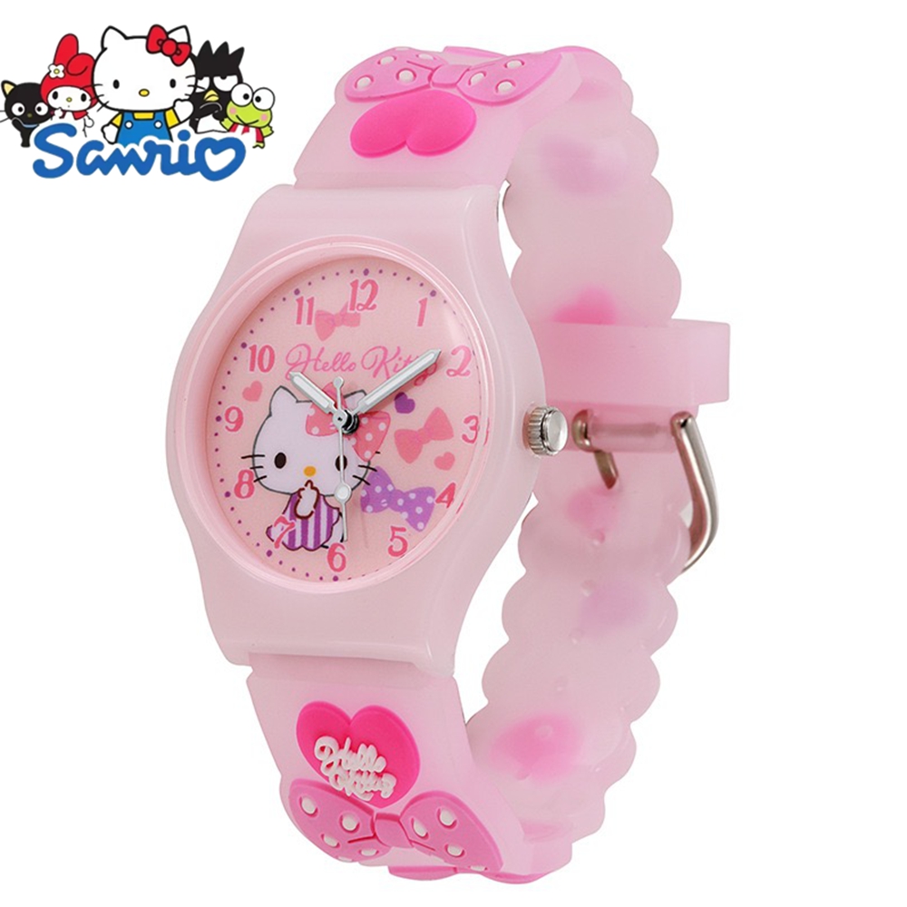 Zegarek dziecięcy Sanrio Hello Kitty Kuromi Melody Śliczny zegarek studencki odpowiedni dla chłopców i dziewcząt na prezenty urodzinowe