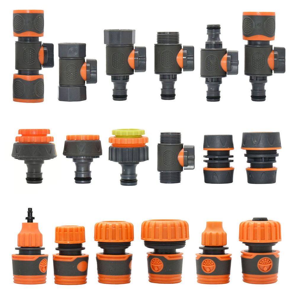 Garten Schlauch 1/2 3/4 1 Zoll Schnell Anschluss Fugen Stecker 16mm 20mm 25mm Schlauch Reparatur Garten Wasser gun Fittings 1 stücke