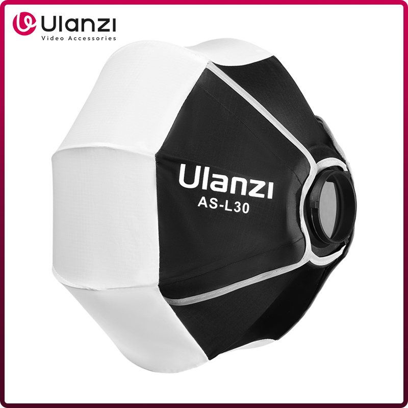Ulanzi AS-L30 30 cm lanterne Softbox Mini Bowens Mount dégagement rapide boule diffuseur modificateur de lumière pour Ulanzi LT028 LT005 COB lumière