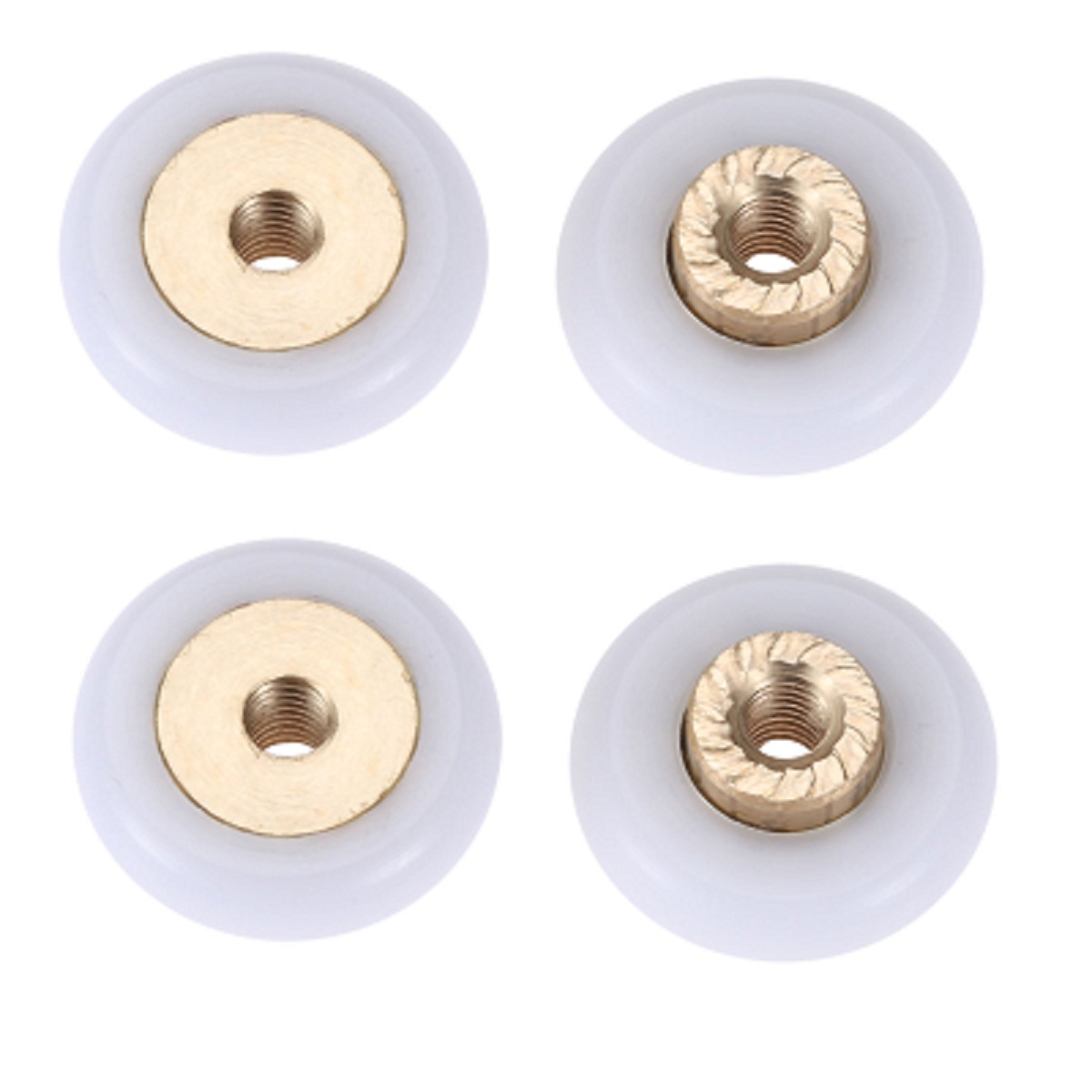 4Pcs 18Mm Dia ประตูเลื่อนฝักบัวเปลี่ยนล้อลูกกลิ้งล้อเลื่อนเฟอร์นิเจอร์ล้อวิ่งล้อสำหรับ Shower Enclosures Runner