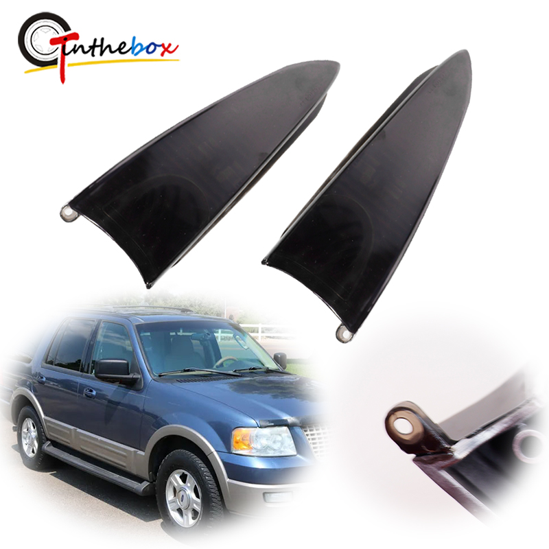 Gtinthebox-cubiertas de luz de señal de giro para espejo retrovisor lateral delantero de coche, para Ford Expedition y para Lincoln 2003-2006, 2003-2006