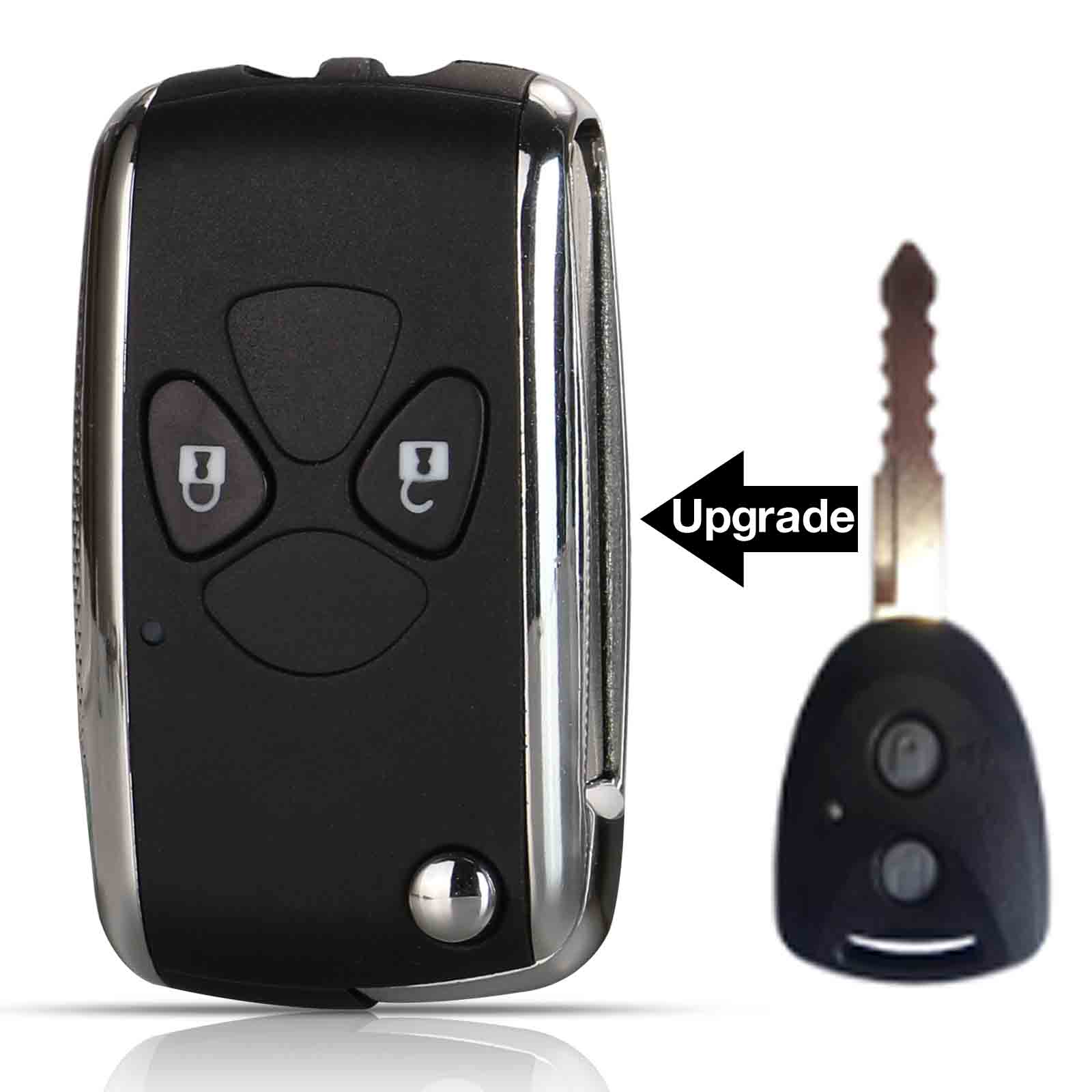 Jingyuqin 2BTN Upgrade Geändert Fernbedienung Auto Schlüssel Shell Für Toyota Avanza Calya Wigo Für Daihatsu Xenia Ayla Sigra Für Perodua Axia