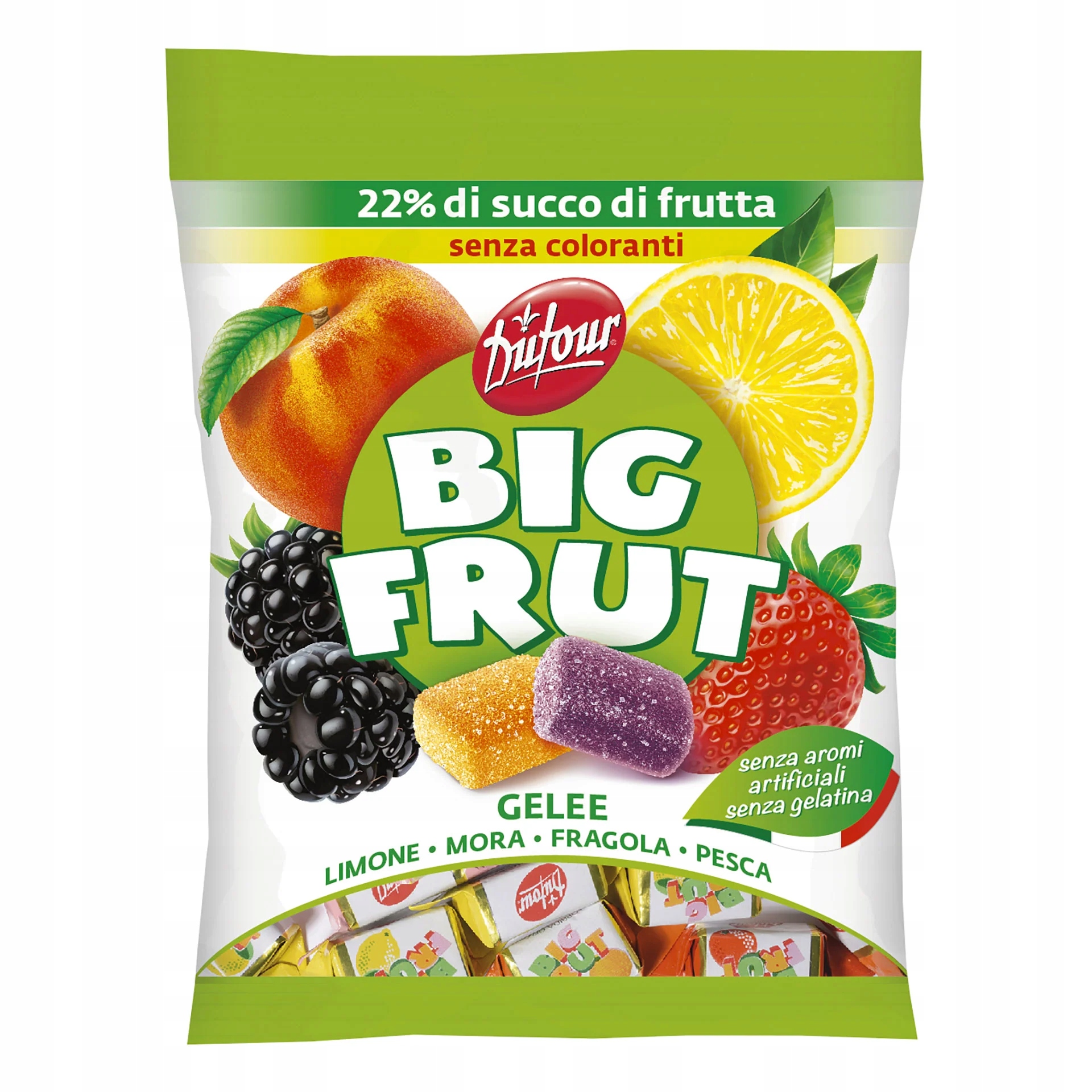 Galaretki Gelle Big Fruit 150g - Dufour