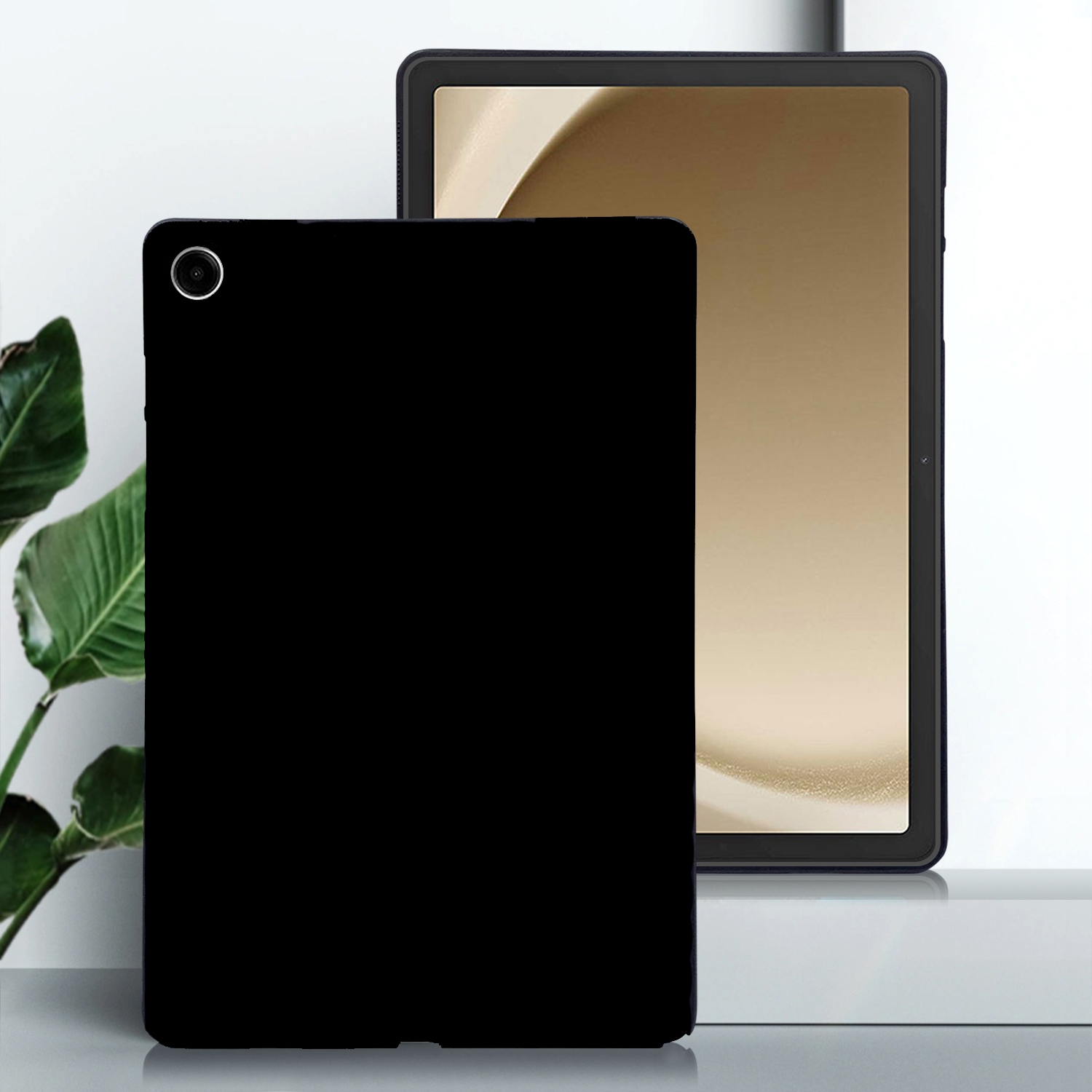 Funda de silicona para tableta Samsung Galaxy TabA11 A9 + 8,7 Tab A8 X200 S10 Lite S11 S14 Ultra 14,6 "S10 FE Plus 13,1 TPU carcasa negra
