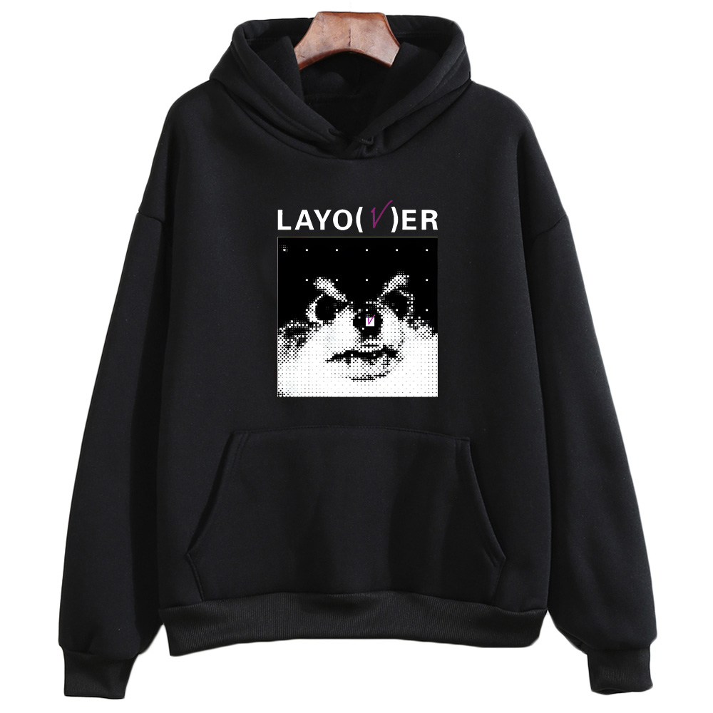 V Love Me Again Hoodie Fashion Women Sweatshirts Harajuku Graphic Layover Hoodies Unisex Autumn Winter Clothing Vintage Pullover
