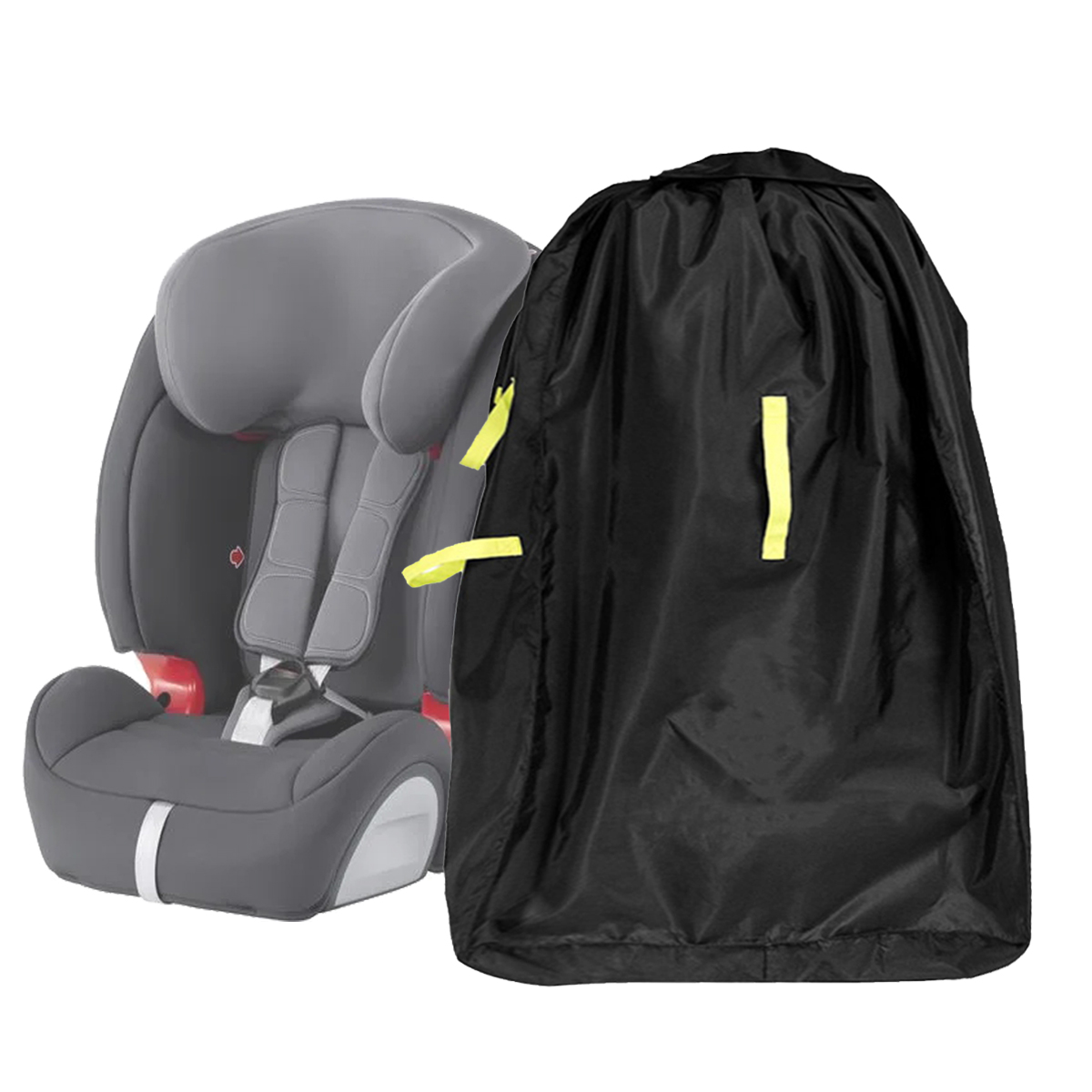 Saco de assento de carro Oxford para viagem de avião, carrinho de bebê, portador infantil, bolsa de armazenamento com alça, 420D