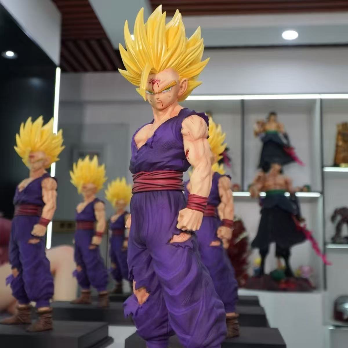 Фигурка Сон Гогана из Dragon Ball Z, Супер Сайян, PVC, 45 см/17,72 дюйма, коллекционная модель, игрушка, подарок.