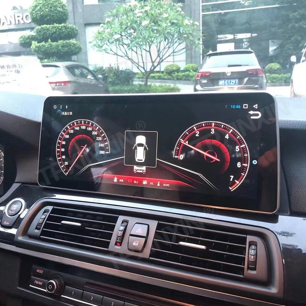 12.3" Android 15 8+256GB Do BMW Serii 5 F10 F11 2011-2016 Samochodowy Odtwarzacz Multimedialny Radio Samochodowe Nawigacja GPS Radioodtwarzacz