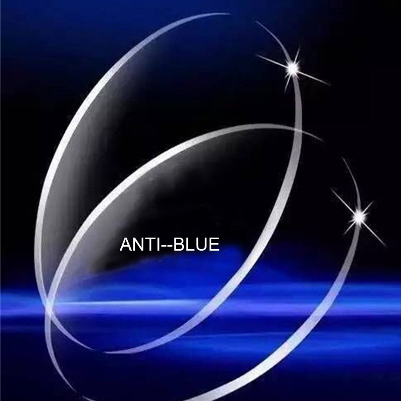 Indice 1.56 Lente ottica personalizzata Anti raggi blu Prescrizione di luce Miopia Lente di blocco della luce blu rifrattiva per visione singola