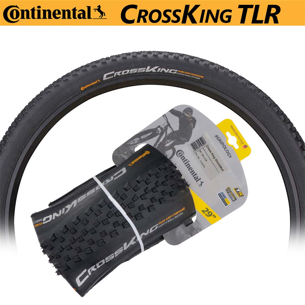 Continental Cross King MTB 29x2,2/2,3 cala bezdętkowa składana opona 3/180 TPI Performance TLR 29x2,2" składany system Shieldwall E-25