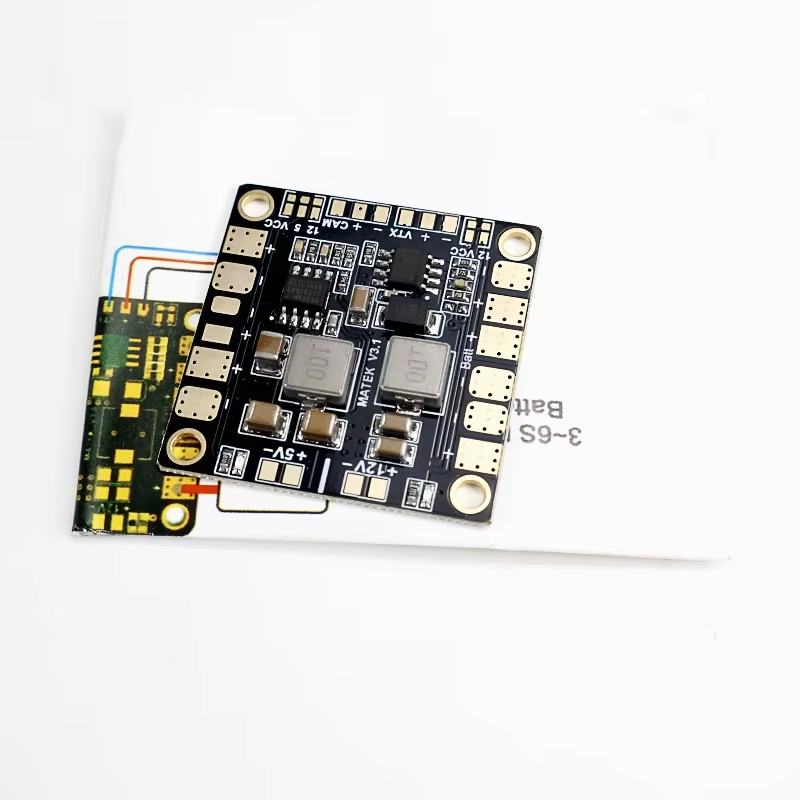 Matek Mini Power HUB PDB Stromverteilerplatine PDB mit BEC 5V/12V für FPV Drone Quadcopter QAV250 ZMR250