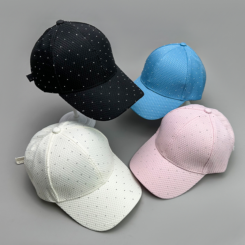 Nieuwe Flash Strass Eenvoudige Streetwear Vrouwen Honkbalhoeden Katoen Ins Zonnebrandcrème Vrouwelijke Persoonlijkheid Mode Hiphop Snapback Caps