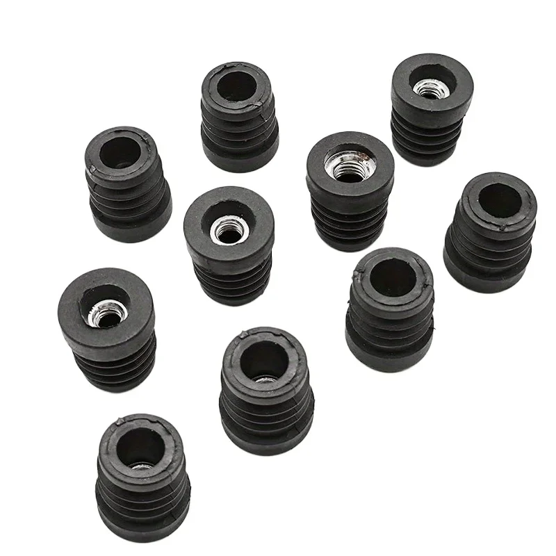 M 6*19Mm Ronde Buis Antislip Plastic Instelplug Gat Binnenste Antislip Voetkussen Voor Meubelhardware