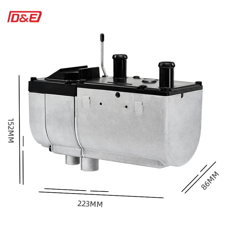 5KW 12v 24v Truck Cabin Liquid Diesel Water Heater With Fan For Truck Tractor Bus RV Caravan Van And Other Vehicles
