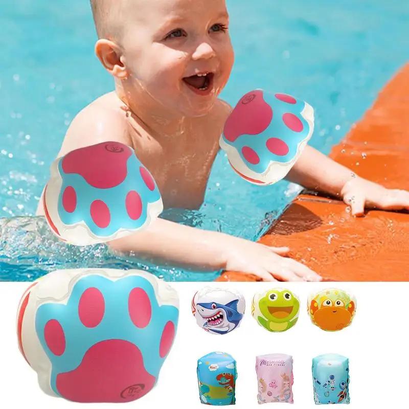 Flotadores para piscina de alas de agua para niños, Flotadores para el brazo, banda para nadar, anillos de natación para niños pequeños, flotadores inflables, juguete para piscina