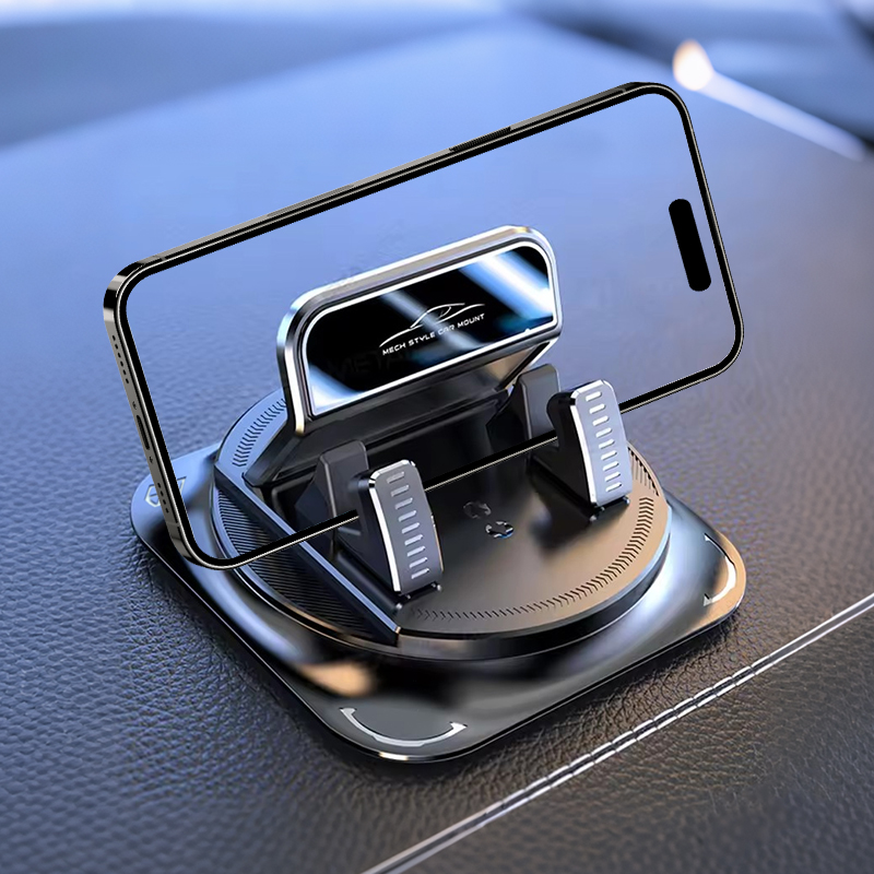Car Phone Mount Anti Slip Silicone Dashboard Phone Holder 360-Degree Free Rotation Universal Head-Up Navigation Holder