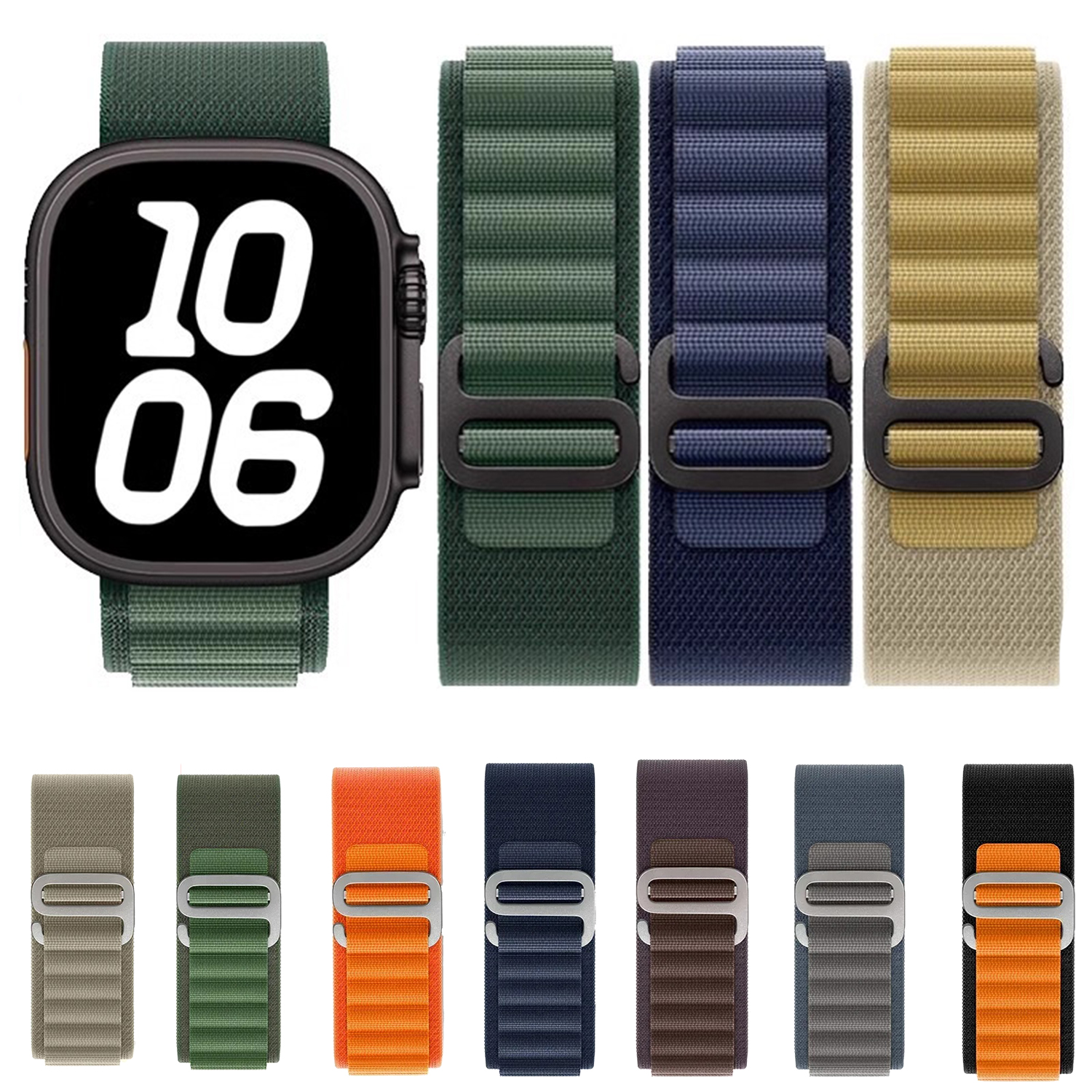 Correa Alpine para Apple Watch Band Series 10 9 8 7 SE Ultra 49mm 46mm 41mm 45mm 40mm 44mm 42mm IWatch Correa pulsera de reloj