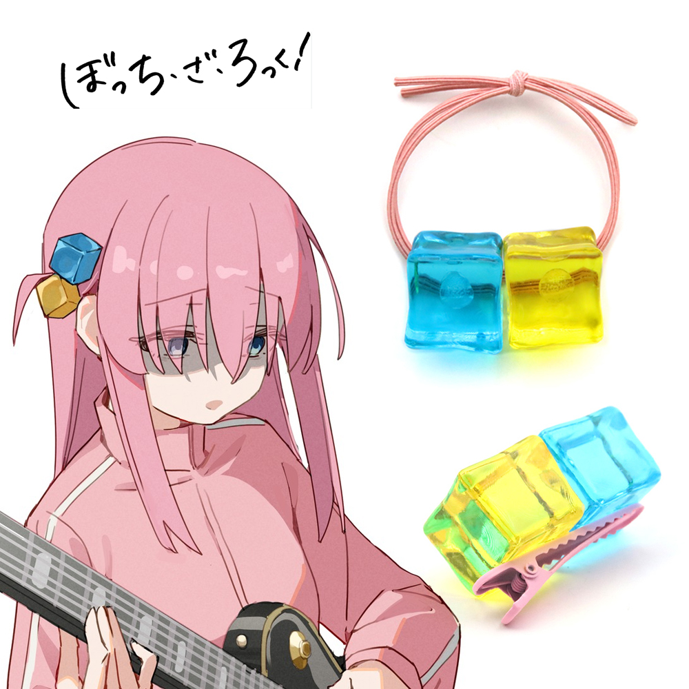 Аниме BOCCHI THE ROCK! Gotou Hitori Косплей эластичные повязки для волос заколка для волос для женщин аксессуары для волос повязка на голову ювелирные изделия
