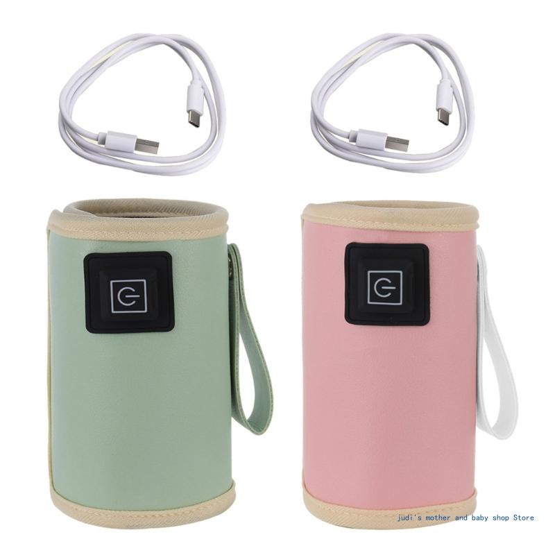 Aquecedor garrafa USB para leite água Bolsa Aquecedor garrafas para estadia ar livre preparada para alimentação