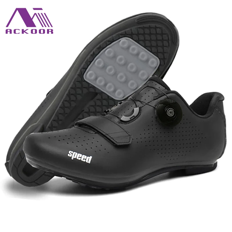 Nowe wyścigowe buty na rower szosowy Oddychające, nieblokujące trampki rowerowe Męskie profesjonalne sportowe buty rowerowe na świeżym powietrzu unisex