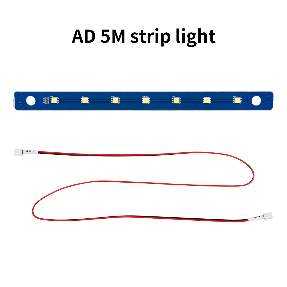 Para FLASHFORGE Adventurer 5M AD5M Faixa de luz Super brilhante Led 24V Barra de luz para impressoras 3D AD5M 5MPRO