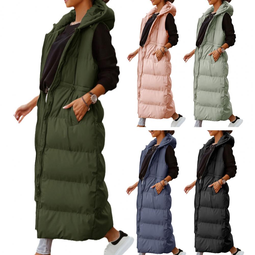 Mode Donzen Vest Zacht Puffer Vest Rits Herfst Winter Donzen Jas Jas Koud Bestendig