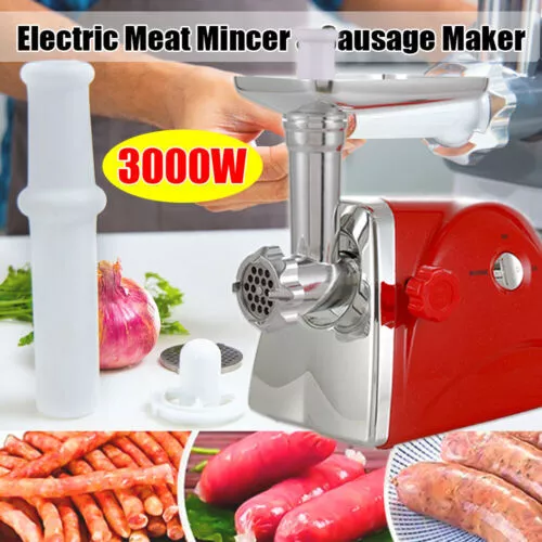 Verstelbare 3200W Zware Elektrische Vleesmolen Commerciële Keuken Worstvuller Voedselmolen Mixers Vleesmolen Stuffer