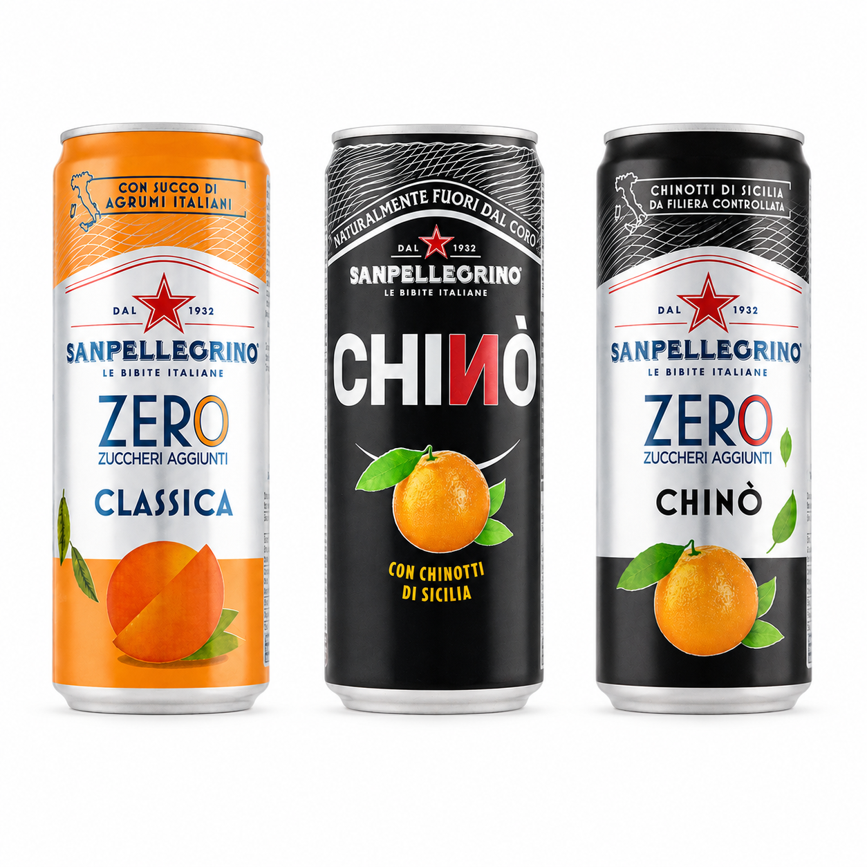San Pellegrino zero w puszkach 3 x 330ml