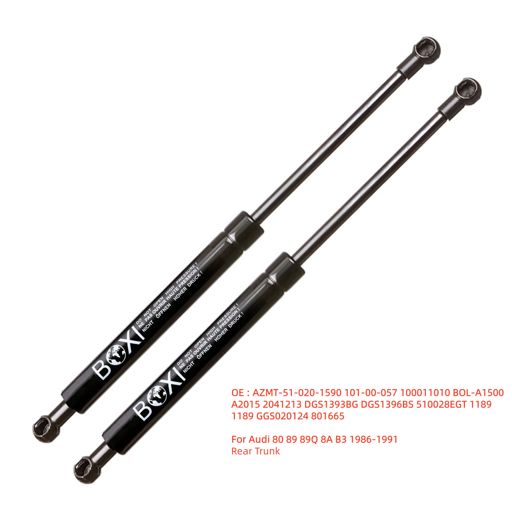 BOXI 2Pcs Amortisseurs à gaz de coffre arrière 8104203 893827552 pour Audi 80 89 89Q 8A B3 1986 - 1991