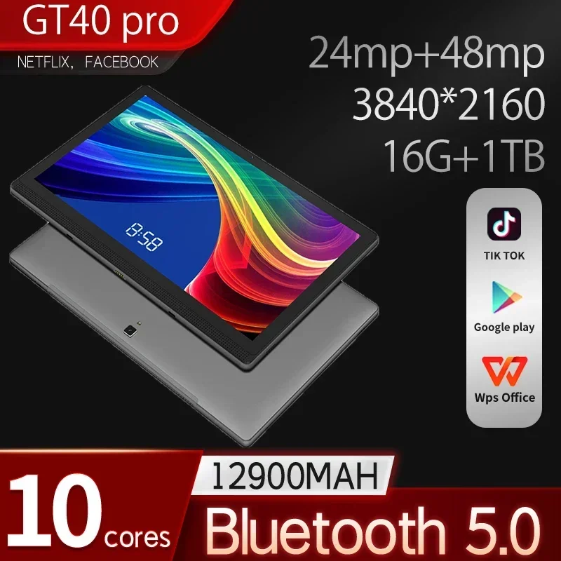 2025 Neuankömmling 14 Zoll Android 14,0 Tablet Google Play Dual 5G Netzwerk GPS Bluetooth WLAN-Tablets 16GB RAM 1TB ROM