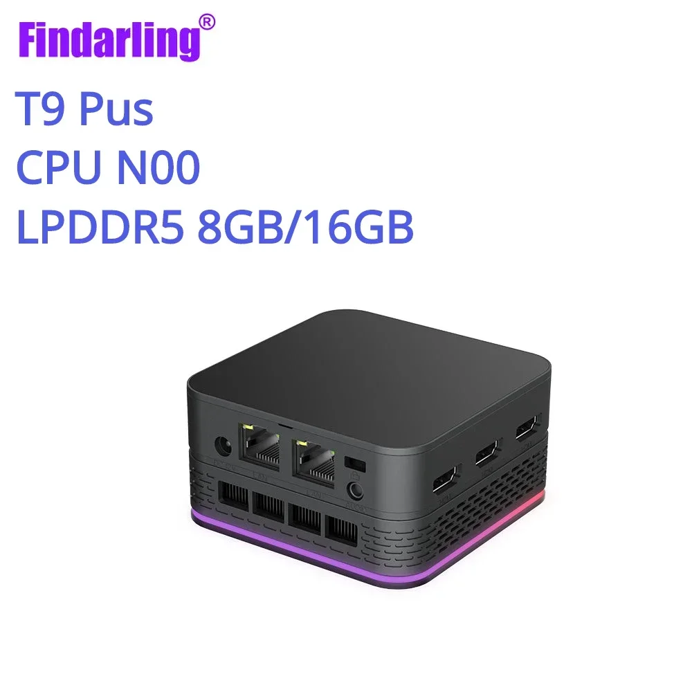 T9 Plus Intel Alder Lake N100 ,8GB/16GB,256/512GB/1TB ,Windows 11 Pro Pocket Computer ,Dual LAN Three HD 2*1000M Lan NUC