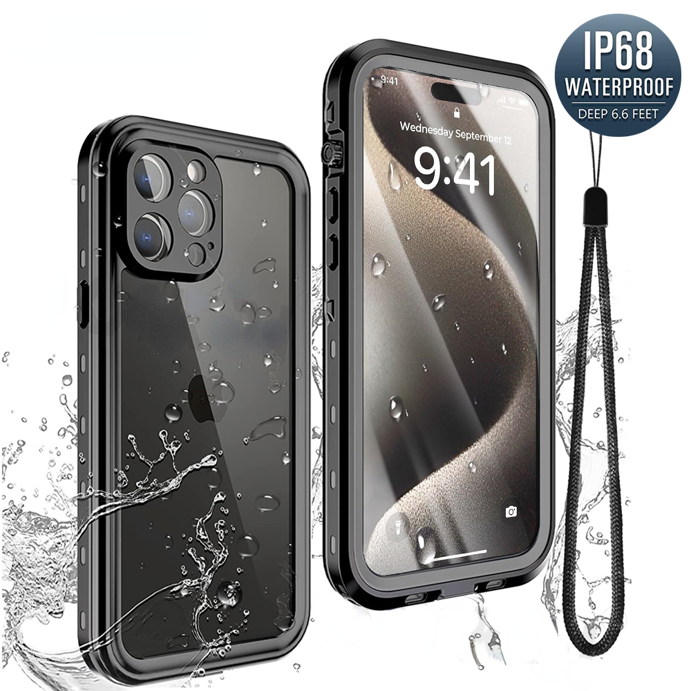 เคสกันน้ำ IP68 สำหรับ iPhone 17 Air 17e 16e 15 Pro Max 14 Pro Max 13 12 11Pro XR ป้องกันเต็มรูปแบบ ทนทาน ป้องกันแรงกระแทก