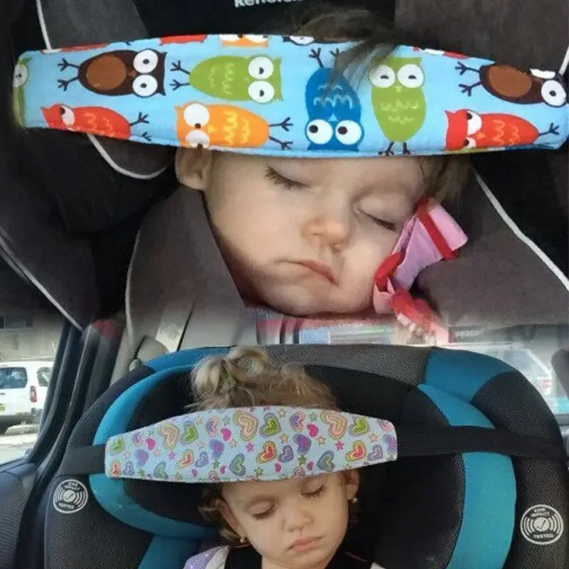 Cinto de segurança para carro de bebê, cintos de segurança para dormir, suporte para cabeça para crianças pequenas, assento automático para viagem, ajuda para dormir, alça fixa