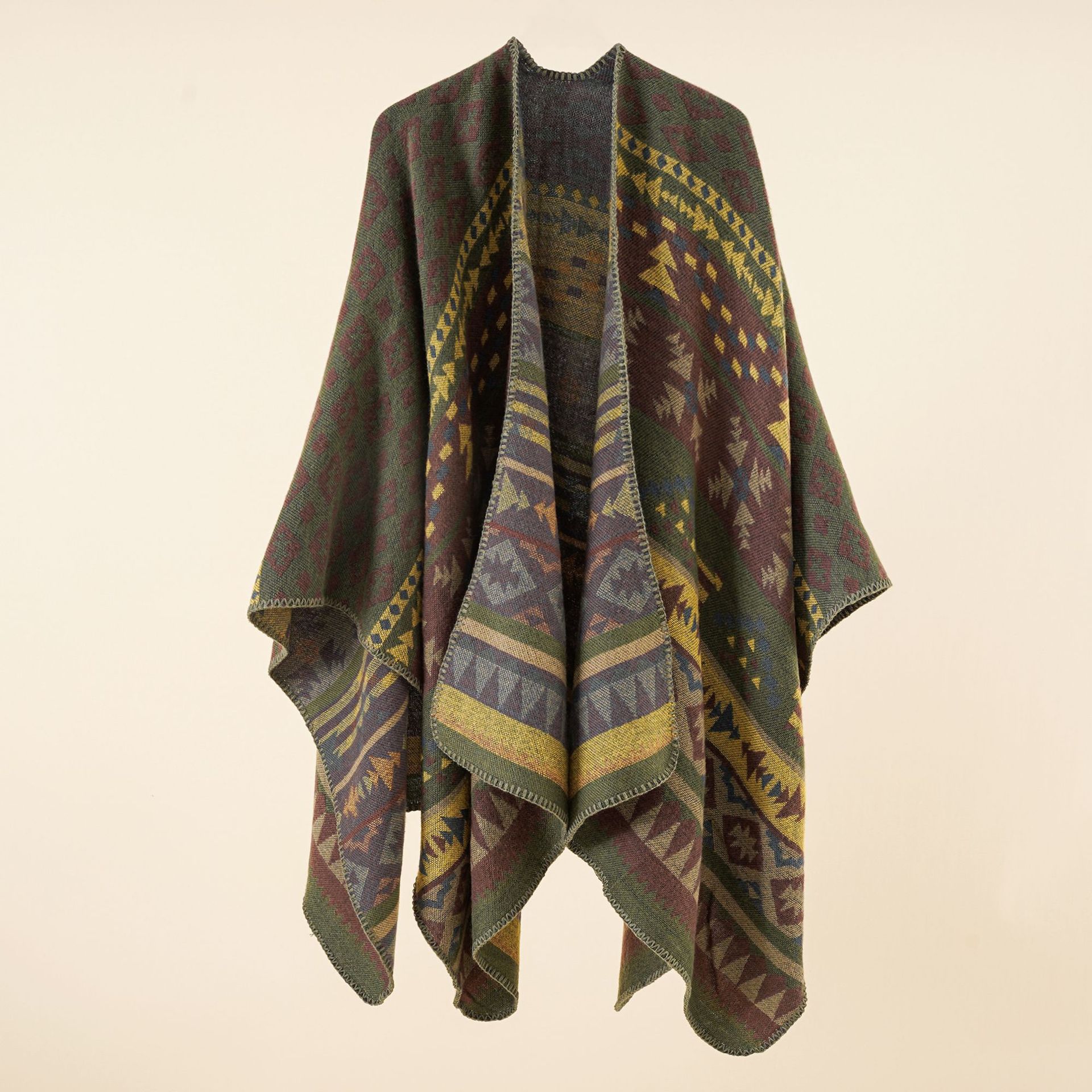 Mulheres de luxo imitação cashmere ponchos capas mujer cachecol inverno pashmina xale cachecol envoltório chales femme grosso cobertor roubou