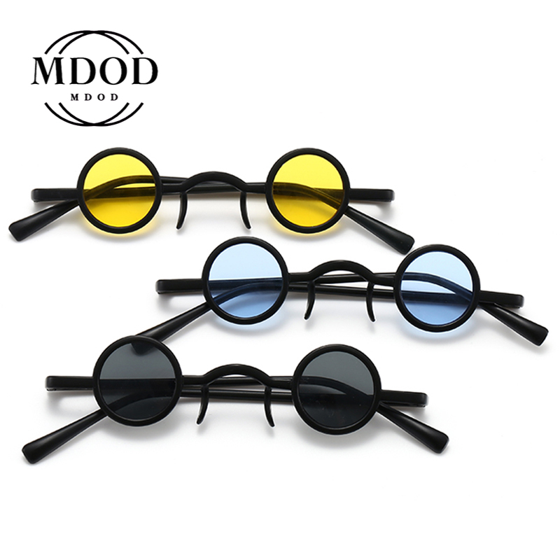 Damskie okulary przeciwsłoneczne Retro czarne metalowe okulary przeciwsłoneczne w stylu steampunk 2022 kolorowe męskie okulary przeciwsłoneczne z okrągłą ramką