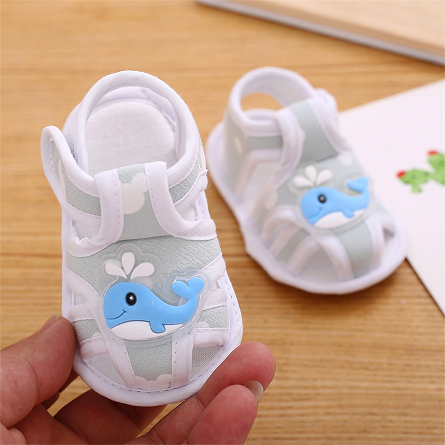Sandálias para Bebês Meninas e Meninos, Bonitas, Flexíveis, Antiderrapantes, Calçados de Verão para Primeiros Passos, Sapatos Casuais para Bebês de 0 a 15 Meses