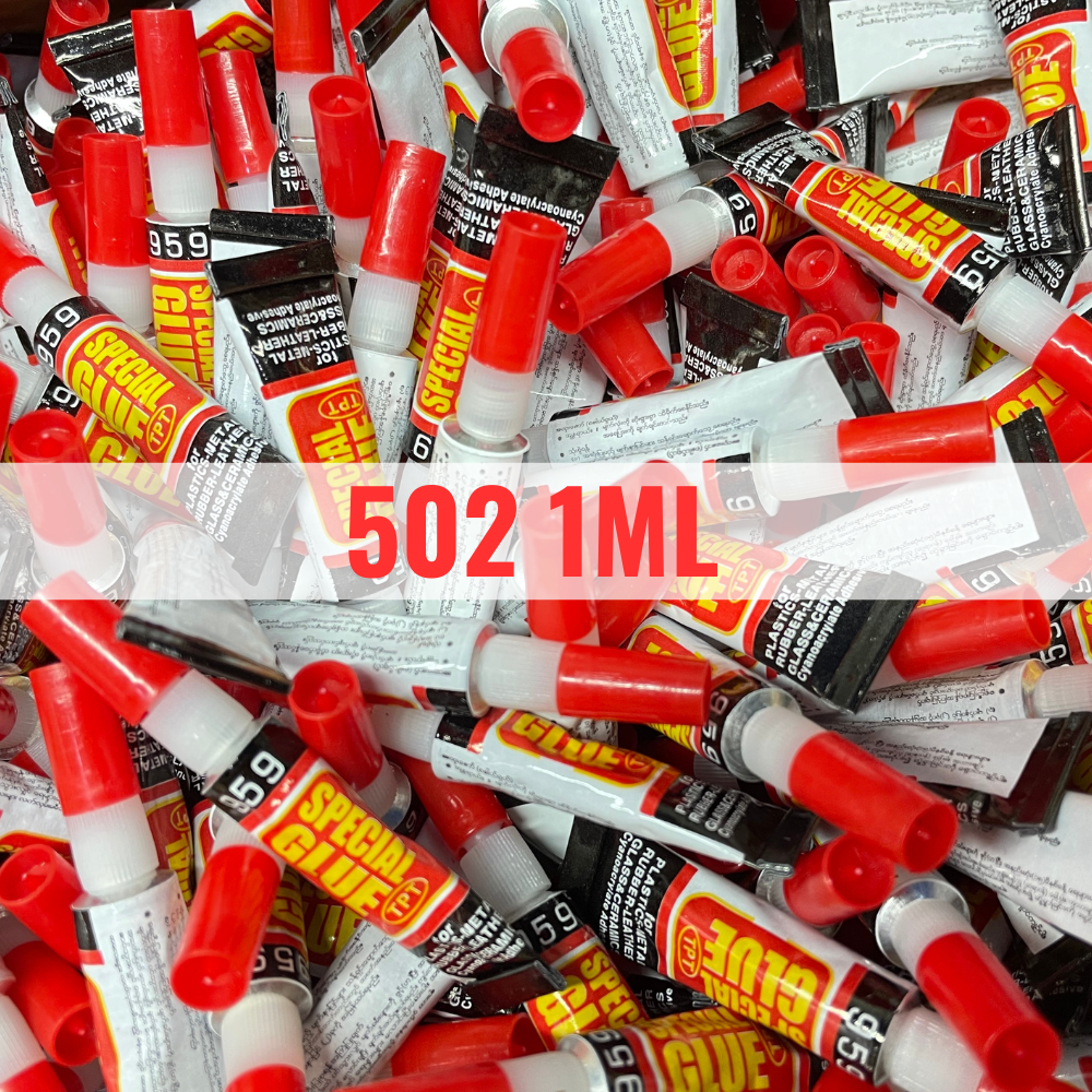 10/20/50pcs ร้านเครื่องเขียนเล็บ 502 Instant Strong กาว Super Liquid Universal ซ่อมรองเท้า Cyanoacrylate กาว 1 ML/PC