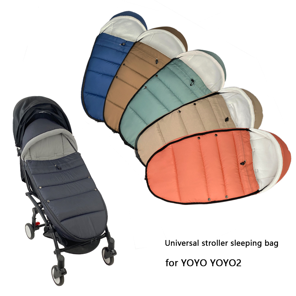 Universal 6-36m inverno carrinho de bebê footmuff saco de dormir quente à prova de neve para babyzen yoyo inverno carrinho de bebê saco de dormir