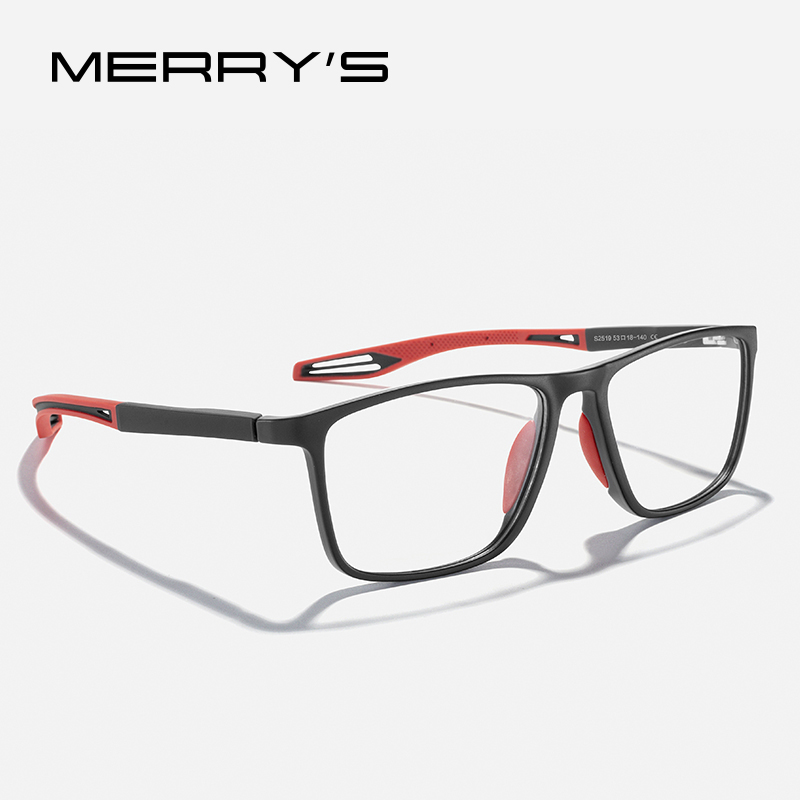 MERRYS Sport männer Gläser TR90 Rahmen Robust Verschleiß-beständig Nicht-slip Rezept Brille Licht Radfahren Brillen S2519