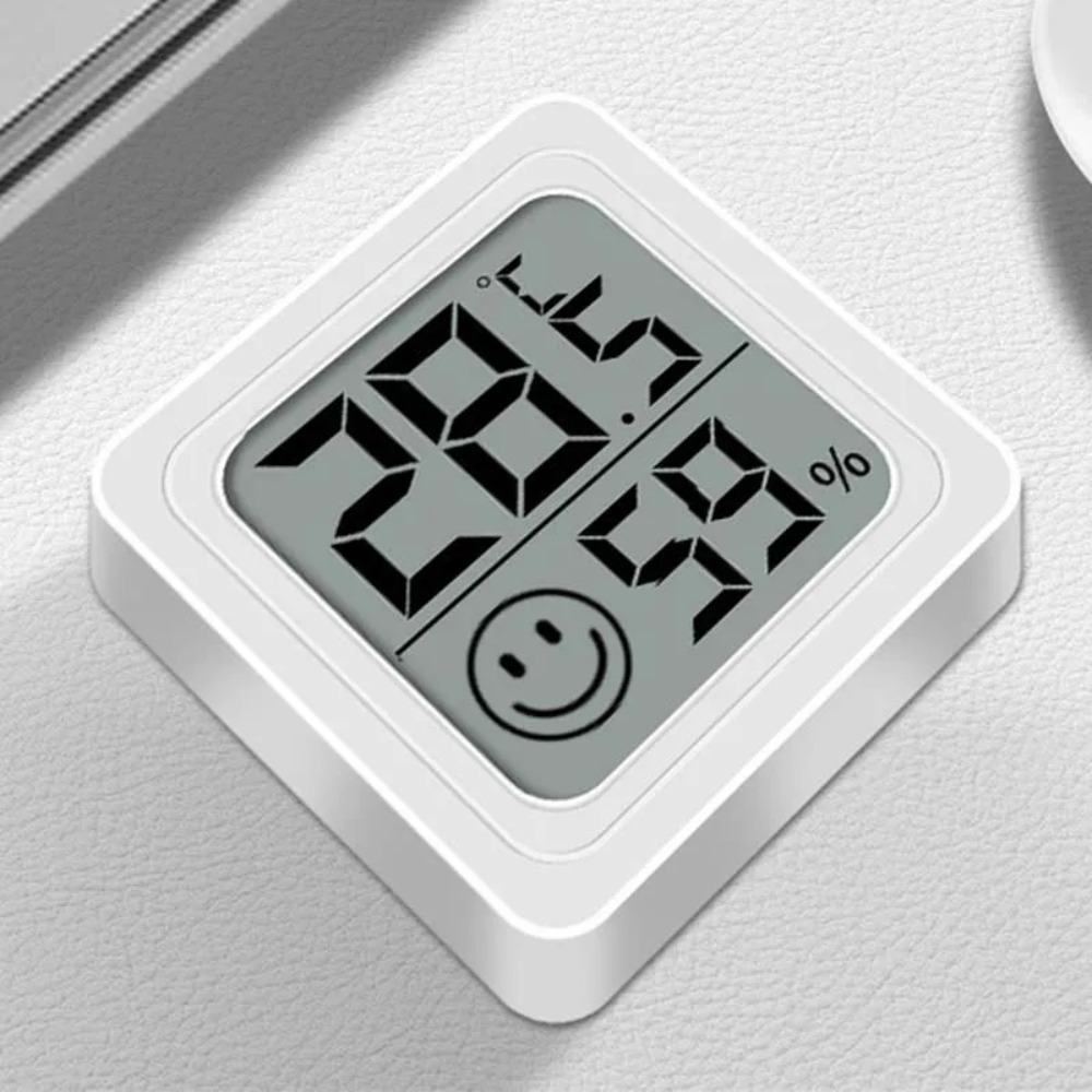 Termometr higrometr cyfrowy LCD do pomieszczeń wewnętrznych, elektroniczny miernik temperatury i wilgotności, czujnik, stacja pogodowa do domu.