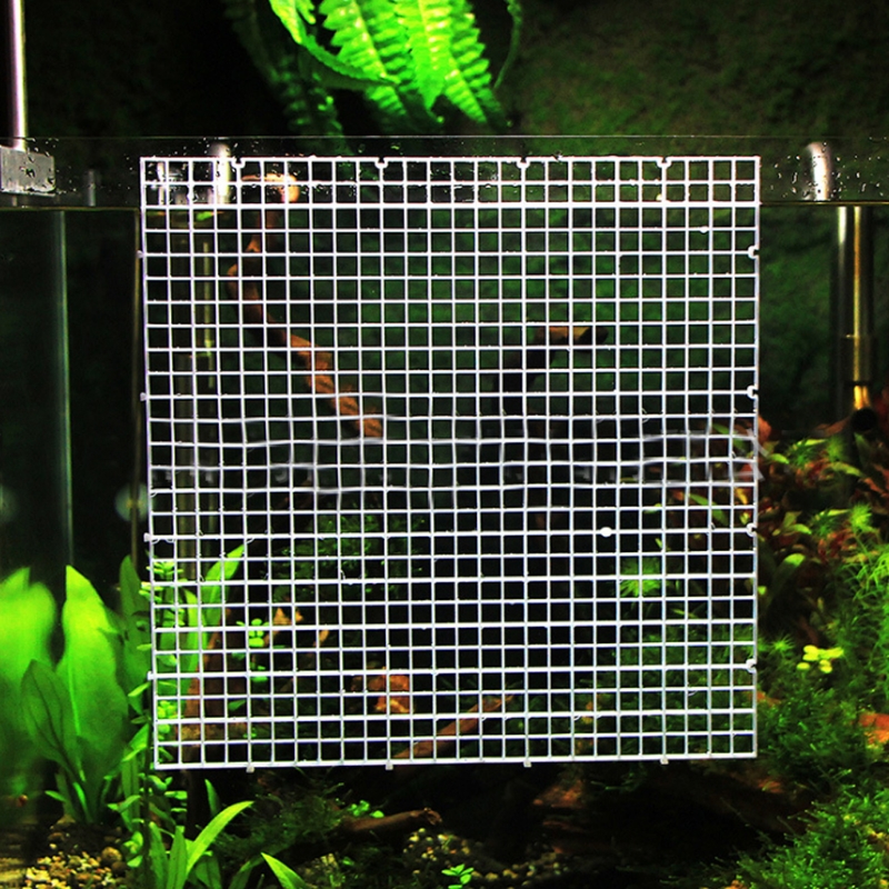 Fish Tank Divider Plastic Egg Crate for Aquarium Separation Plate Grid Isolation Board Fish Tank Bottom Filter Tray