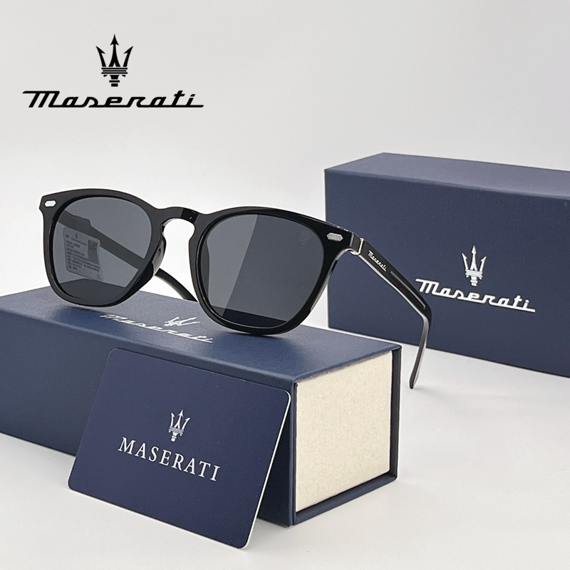 Kacamata Polarisasi Kelas Atas UV400 Mobil MASERATI untuk Kacamata Pengemudi Quattroporte Ghibli GranCabrio GranTurismo Grecale Levante