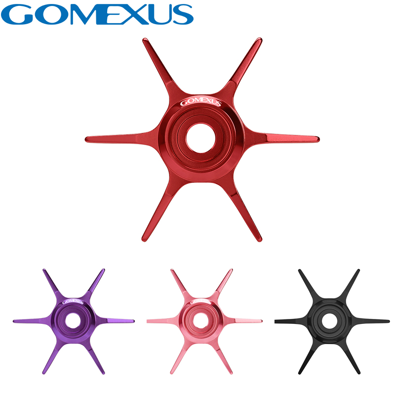 GOMEXUS-Alumínio Arraste Estrela para Baitcasting Carretel Pesca, Shimano, Daiwa, Tatula, Zillion Baitcasting Acessórios, 65mm, DIY