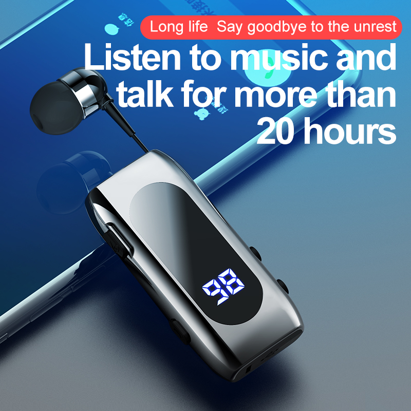 2023k55 tempo de conversação 20 horas fone de ouvido chamada lembrar vibração esporte clipe driver auriculares fone de ouvido pk f920