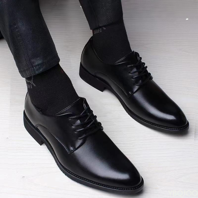 2025 nouvelle mode polyvalente hommes chaussures rehaussant chaussures printemps britannique décontracté affaires appartements décontracté confortable chaussures