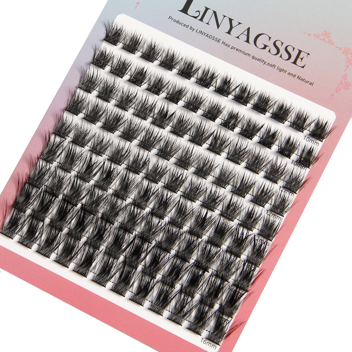 Cluster cils 72 cils individuels grappes Extensions de cils faux cils bricolage vaporeux moelleux Extension de cils mélange 10-16mm